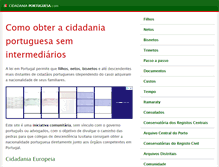 Tablet Screenshot of cidadaniaportuguesa.com